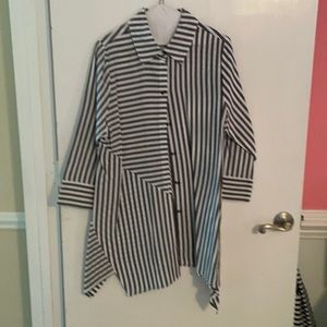 Black and White XL Steven Edwards Tunic